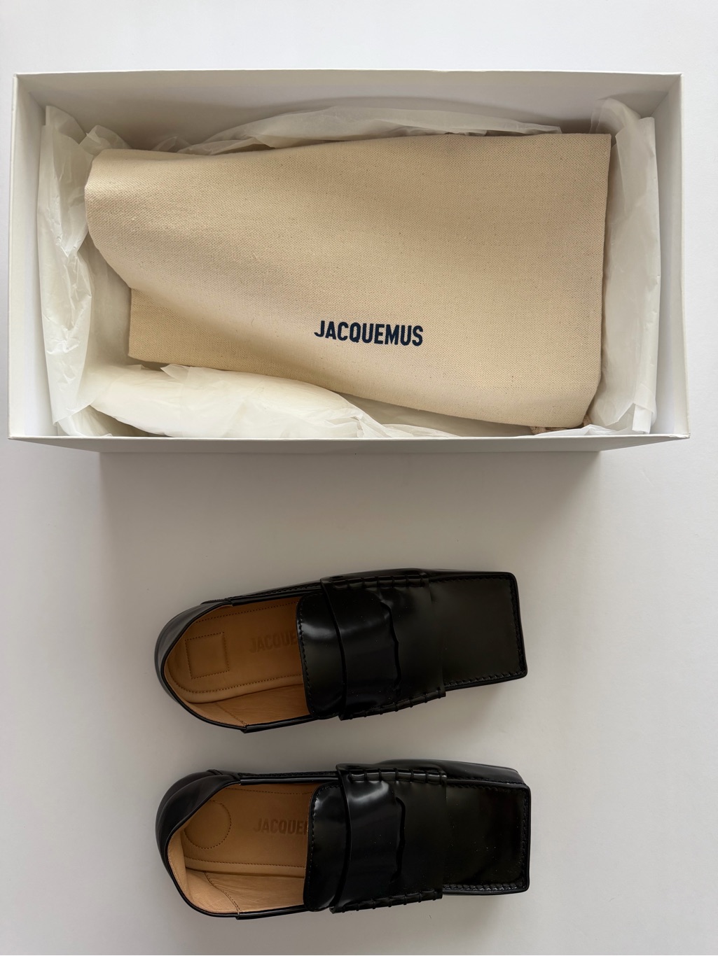 Jacquemus Authentic Carr Loafers In Black Leather Women’s Size 36 Nwt — image 5 of 8